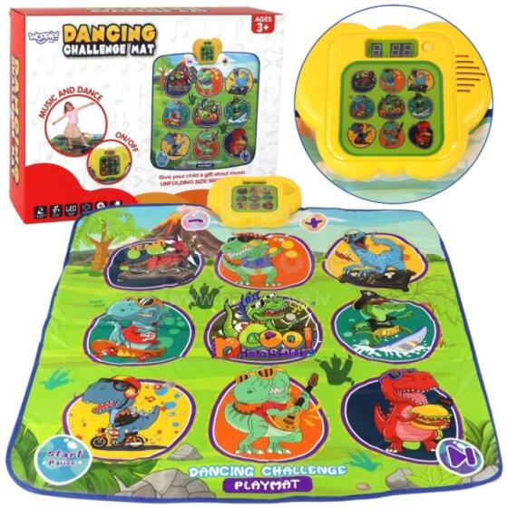 WOOPIE Musical Mat Dinosaurs Arcade Dance Game