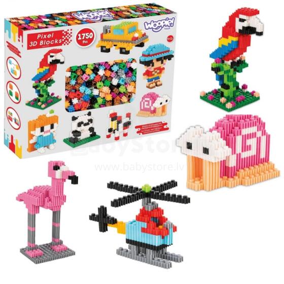 WOOPIE Construction Blocks 3D PIXEL 1750 pcs.