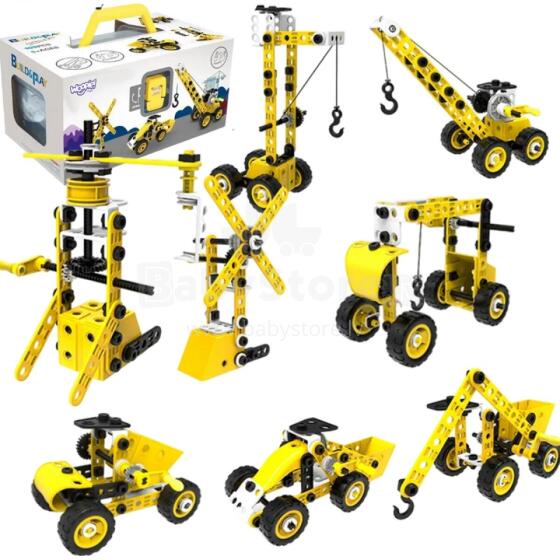 WOOPIE Vehicles 8in1 konstruktora komplekts STEAM klucīši