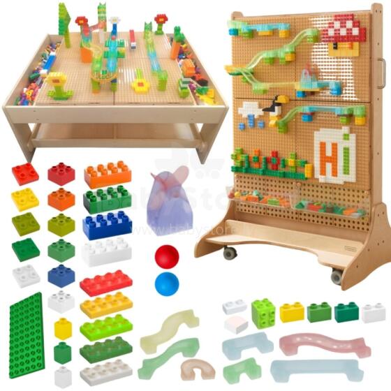 MASTERKIDZ STEM bumbu trases konstruktora klucīšu komplekts 359 gab.
