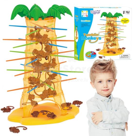 Woopie Falling Monkeys Art.248574 Настольная игра Весёлые обезьянки