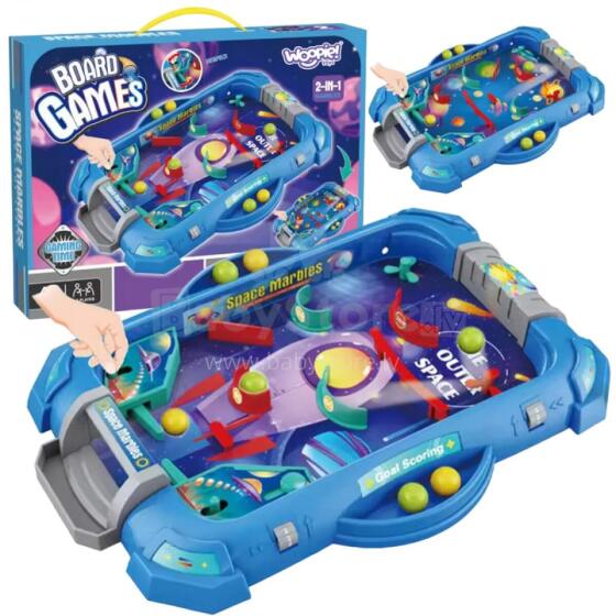 WOOPIE Arcade Game Flipper "Space Game" 2in1