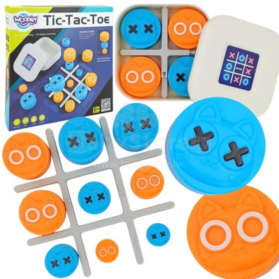 WOOPIE IQ Portable Logic Game Tic Tac Toe Cats in a Box