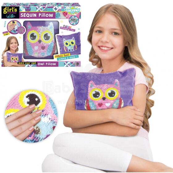WOOPIE ART&amp;FUN Творческий набор Подушка для украшения Совы