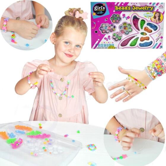 WOOPIE ART&amp;FUN Набор для изготовления украшений: браслеты, подвески, кольца, серьги с бабочками