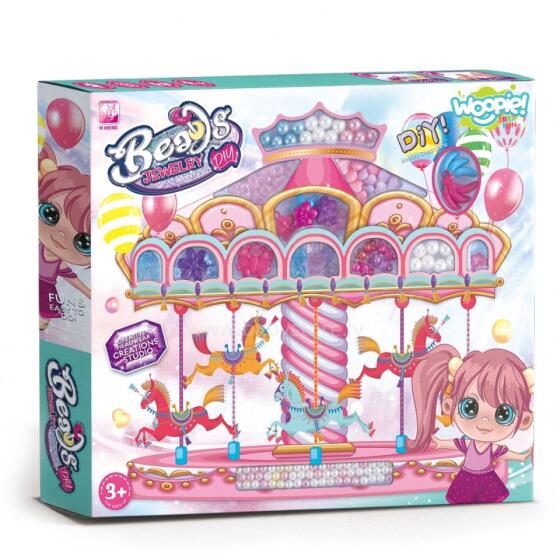 WOOPIE ART&amp;FUN rotaslietu izgatavošanas komplekts rokassprādzēm, kuloniem, gredzeniem