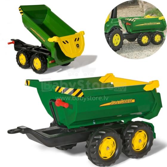 Rolly Toys rollyHalfpipe John Deere Самосвальный прицеп