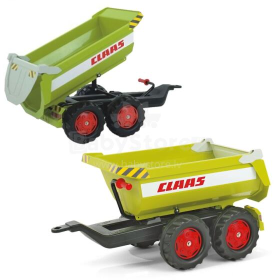 Rolly Toys rollyTrailer Halfpipe CLAAS Tipping Trailer