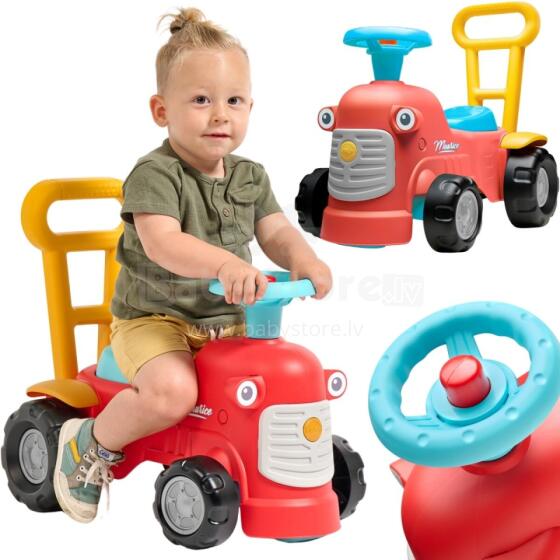 FALK Maurice Ride-on Tractor Red Pusher Pusher Storage from 1 year