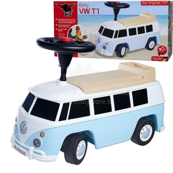 БОЛЬШОЙ VW T1 Ride-on Blue Camper Volkswagen Van