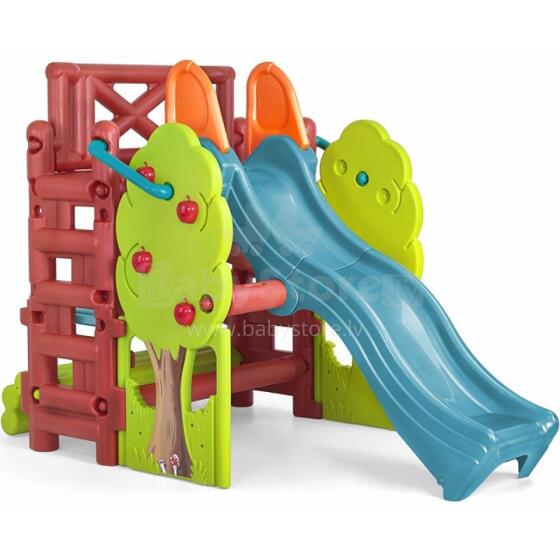 FEBER Playground with Slide and Table Wood House