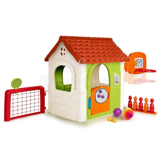 FEBER Activity House 6 in 1 Multifunctional Playhouse with Games Included