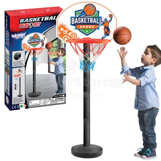 WOOPIE basketbola komplekta bumbas prasmju spēle ar 93 cm