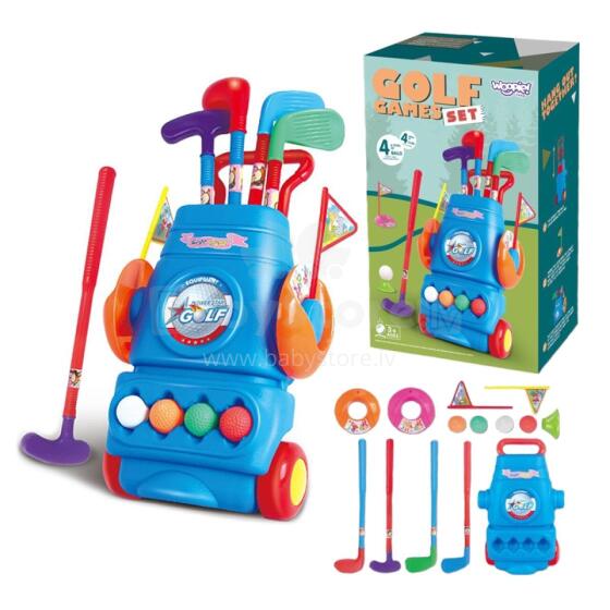 WOOPIE Golf Set + Accessories Stand on Wheels