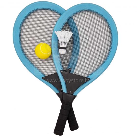 WOOPIE Large Tennis Rackets Badminton for Kids Set + Ball Shuttlecock