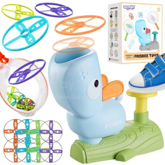WOOPIE Аркадная игра Лови фрисби Диск-пусковая установка