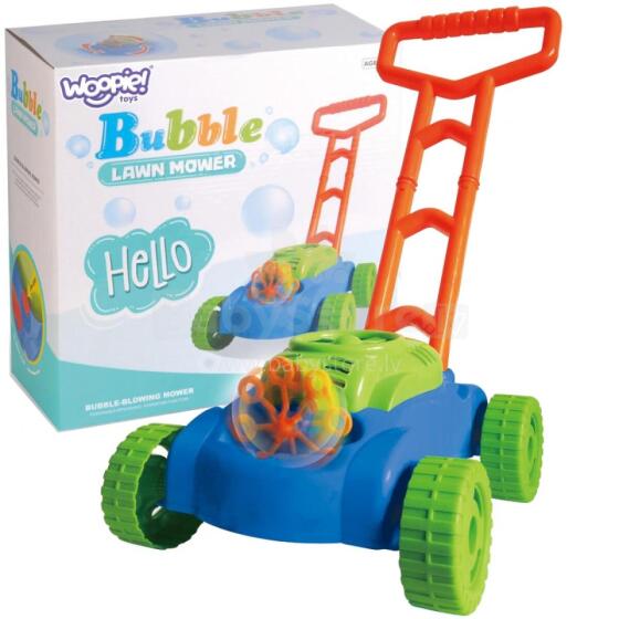 WOOPIE zāles pļāvēja burbuļi izklausās šķidri
