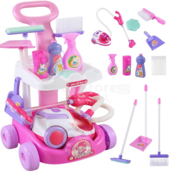 WOOPIE Cleaning Kit Trolley Vacuum Cleaner Suction Function + 11 Accessories
