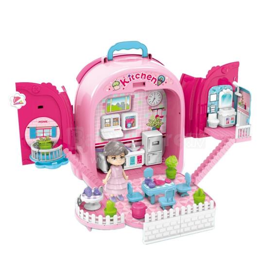WOOPIE Dollhouse 3in1 Portable Kitchen in a Backpack