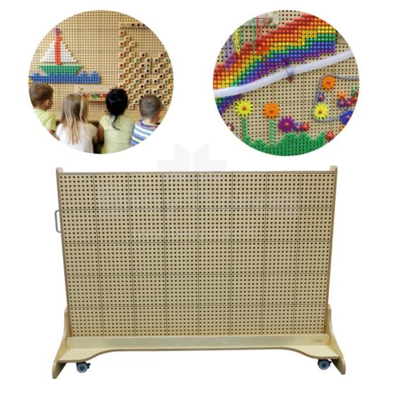 MASTERKIDZ brīvi stāvoša radoša STEM zinātnes tāfele 166 x 125