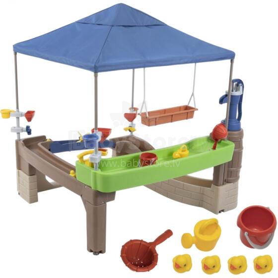 Водный игровой центр STEP2 Pump &amp; Splash Shady Oasis с навесом Pump &amp; Splash
