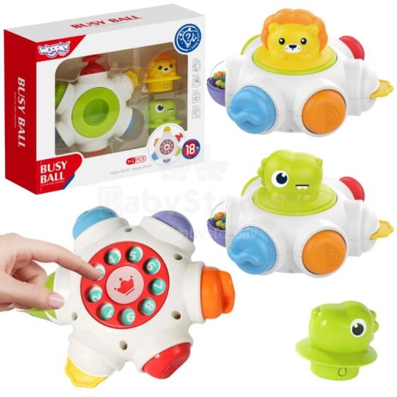 WOOPIE BABY Космическая ракета Активность - Образовательный сенсорный куб 18м+