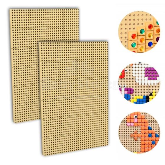 MASTERKIDZ STEM radošo zinātnes tāfeles komplekts (2 gab.) + montāžas panelis 120x80cm