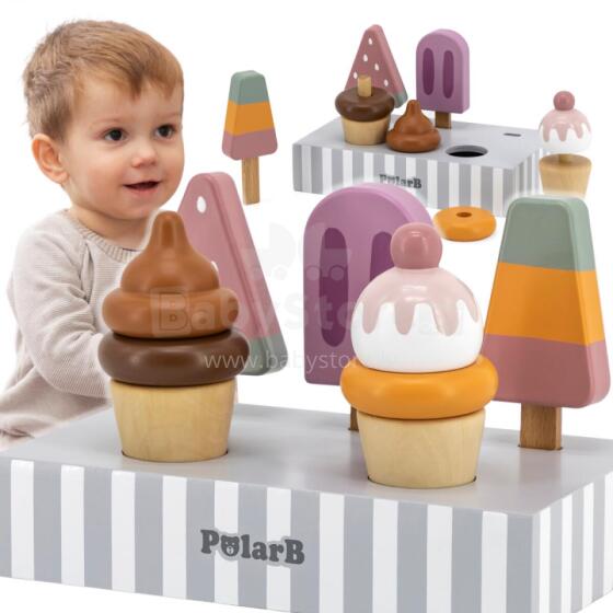 VIGA PolarB Ice Cream on a Stick with Stand 5 pcs.