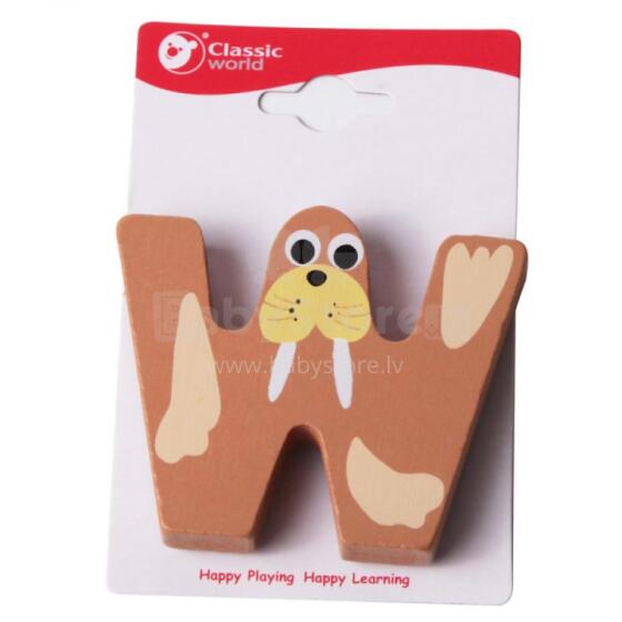 CLASSIC WORLD Wooden Letter W