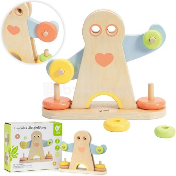 CLASSIC WORLD Educational Balance Scale Hercules for Children MONTESSORI 7 pcs.