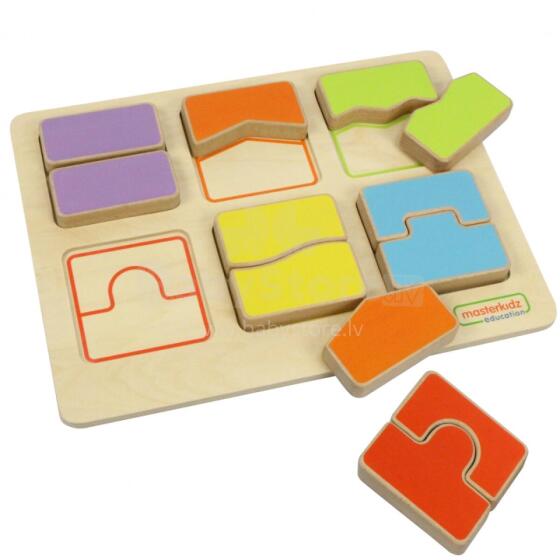 MASTERKIDZ Educational Board Sorter Matching Shapes and Colors