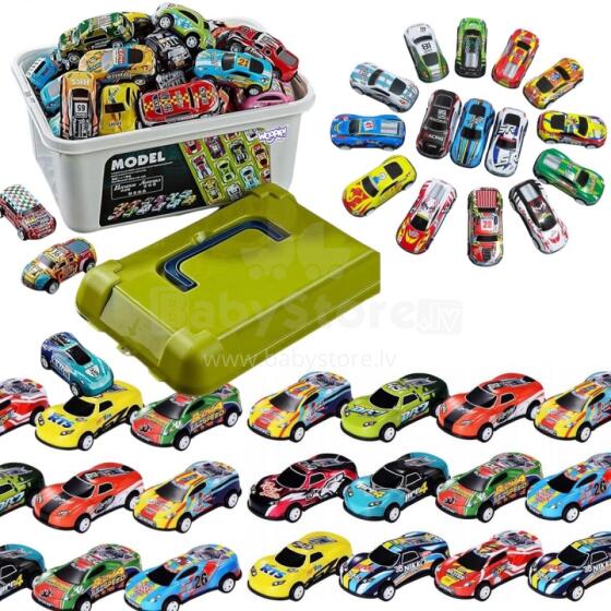 WOOPIE Racing Car Set Машинки в коробке 50 шт.