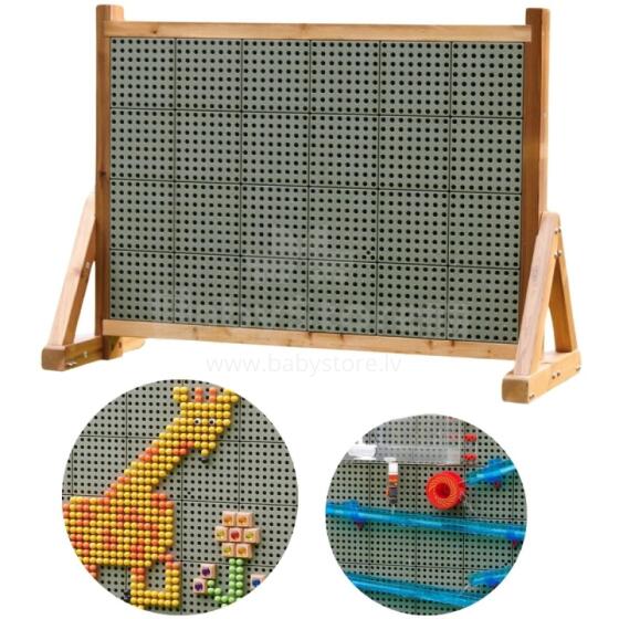 MASTERKIDZ Wooden Wall Board XXL Scientific Creative STEM WALL Outdoor