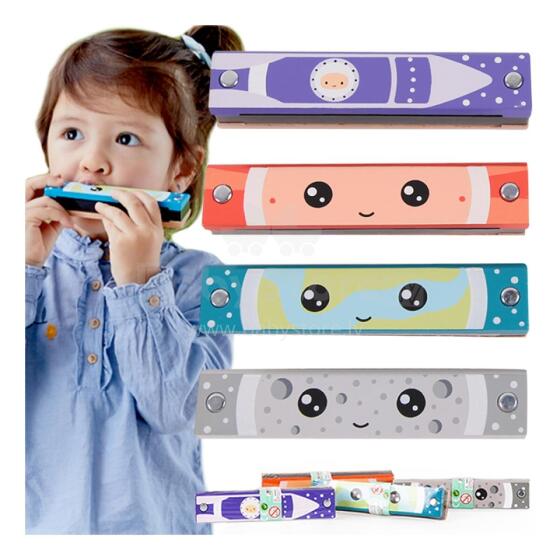 CLASSIC WORLD koka harmonikas bērniem 1 gab.