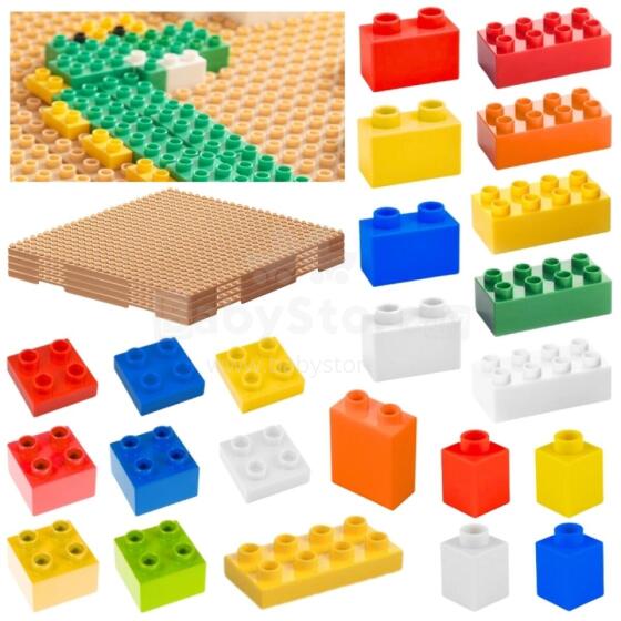 Набор конструкторов MASTERKIDZ STEM 135 шт. с накладкой на панель 4 шт.