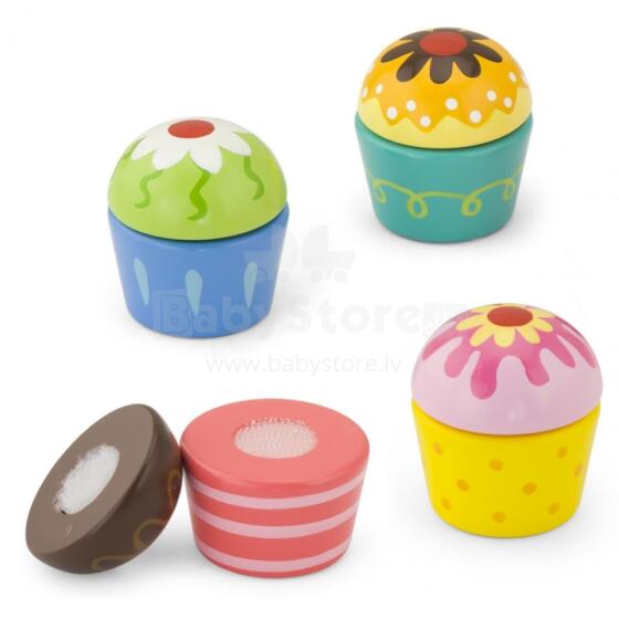 Деревянные кексы Viga Cookies 4 шт.