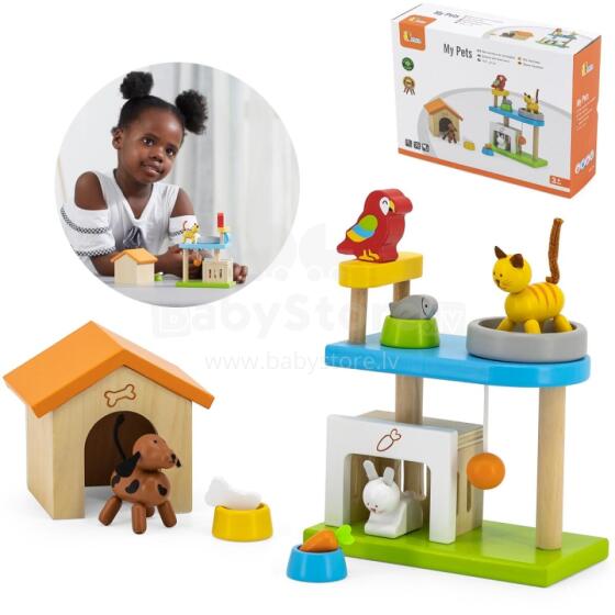 VIGA Pets Деревянный игровой набор