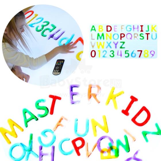 MASTERKIDZ Montessori alfabēta burtu un ciparu komplekts