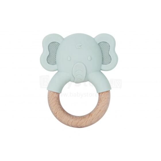 TOOKY TOY Teether Elephant Wooden Hoop