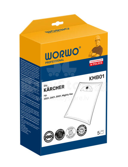 Vacuum bags WORWO KARCHER 6904143 /set 5 / KMB01K