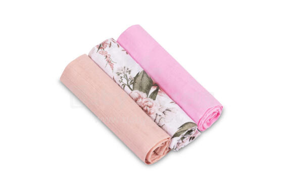 MUSLIN DIAPER 3-PACK 60X80 EG-0001