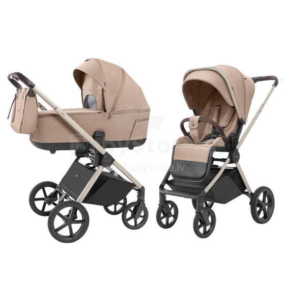 Baby stroller 2in1 CARRELLO Ultra CRL-6527 Floral Beige