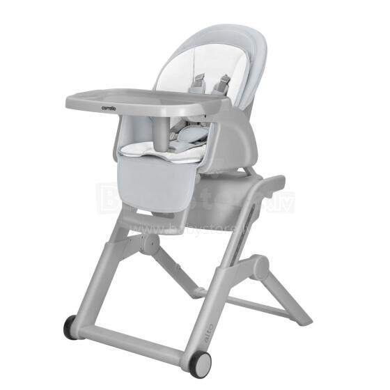 Baby Hight Chair Carrello Alto CRL-10307 Chrome Grey