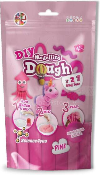 Science kit - DIY Modelling Dough - Pink