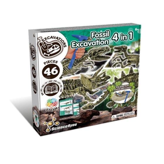 Science kit - Excavations - 4 in 1