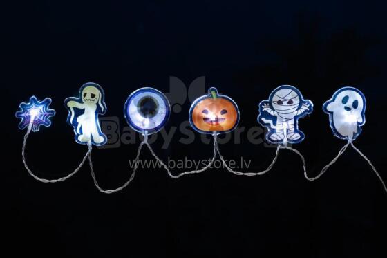 Finnlumor Window sticker Halloween chain 6 pcs removable