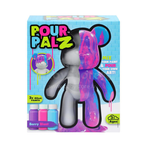 Pour Palz DIY Paint Bear-Golden Dream