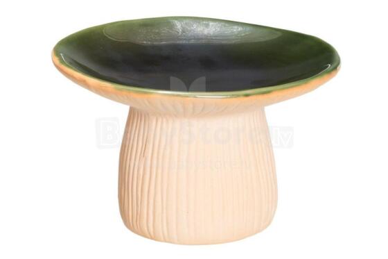 4Living Candle holder Karla for pillar candle green 7 cm