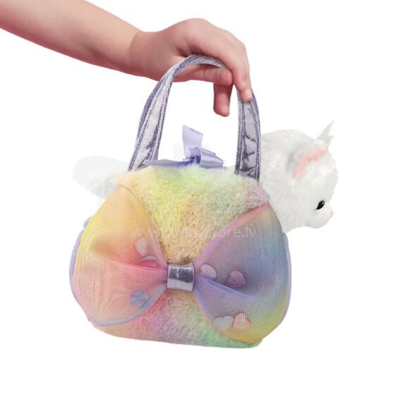 AURORA Fancy Pals plīša rotaļlieta kaķis somiņā, 20 cm