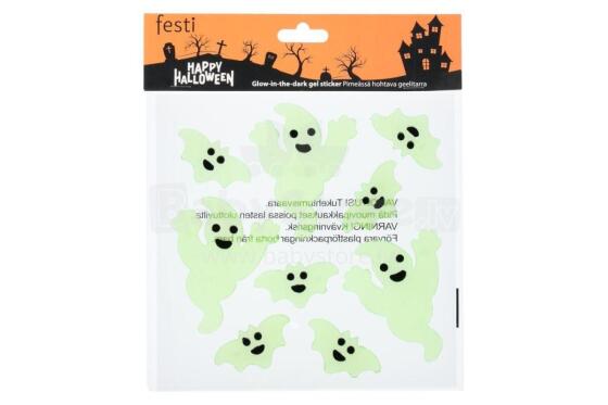 Festi Halloween gel sticker ghost glow-in-the-dark